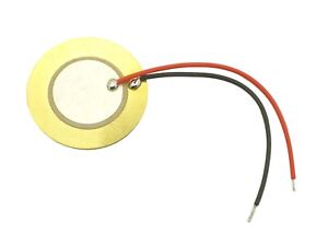 1x Piezo-Element 300Ω ø27mm 4,6kHz (E-Drum-Trigger,Pickup,Resonanzkörper,Piezos)