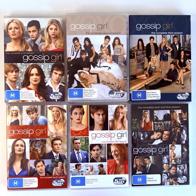 Gossip Girl Complete Series Season 1-6  1 2 3 4 5 6 DVD, Region 4 — 第 1/4 张图片