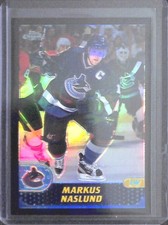 2001-02 Topps Chrome Black Refractor 315 Markus Naslund No 13 of 50