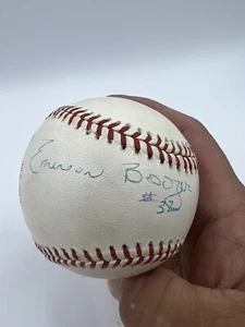 Emerson Boozer - New York Jets - Autographed Baseball - Picture 1 of 7