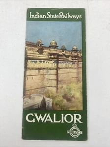 VTG Indian State Railways Brochure Pamphlet Gwalior Publicity - Picture 1 of 8