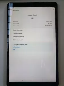 SAMSUNG GALAXY TAB A - SM-T510 - 32GB - screen crack - Picture 1 of 5