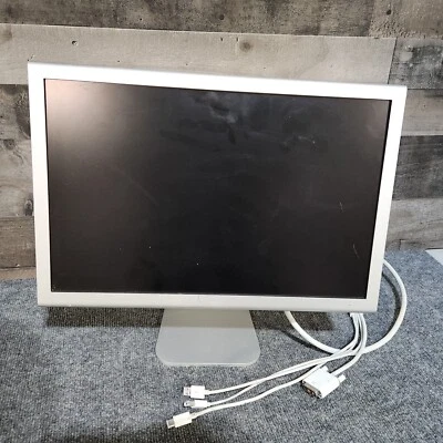 Apple Cinema Display 20" Widescreen LCD Cinema Display A1081 with Cables  - Image 1 of 4