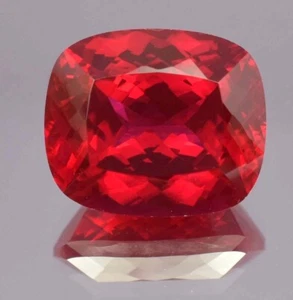 15x13 MM AAA Grade Natural Mozambique Blood Red Ruby Cushion Cut Loose Gemstone - Picture 1 of 5