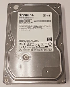 1 TB SATA Toshiba DT01ACA100 HDKPC32A0A01 7200rpm 32MB HDD 3.5 " Internal HDD - Picture 1 of 1