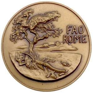 1983, October 16 World Food Day (FAO) Bronze Medal 50mm in OGP - Picture 1 of 3