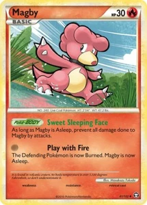 Magby 41 HGSS Triumphant Uncommon Pokemon Card NM - Picture 1 of 1