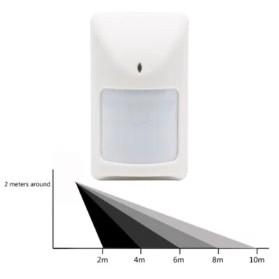 Wide Angle Infrared PIR Motion Sensor with Customizable Alarm Output Options - Image 1 of 4