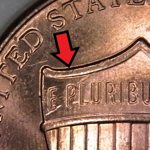 2014-D Denver Lincoln Shield Penny/Cent Die Chip Error/Variety Circ Cover