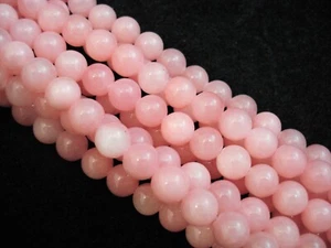 Kunzite 8mm Round Gemstone Beads 35cm Strand DIY Jewelry Bracelets - Picture 1 of 1