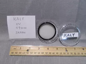 Kalt Japan 49mm UV Filter In Plastic Hard Case - Picture 1 of 1