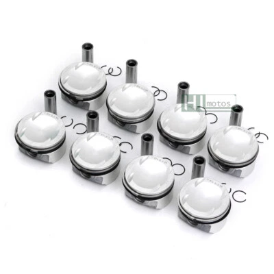 STD 8pcs Pistons Rings Set 9.3:1 For Audi RS6 C7 RS7 S8 CTF CWU CRD DDT 4.0 TFS - Image 1 of 4