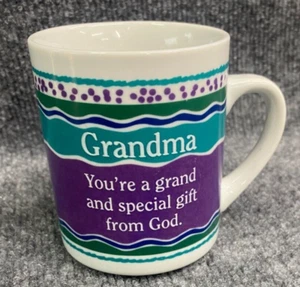 Vintage "Oma du bist ein großes und besonderes Geschenk Gottes" Kaffeebecher Tasse - Bild 1 von 4