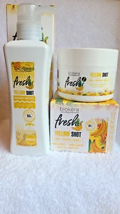 Máscara de chupito amarillo fresco Biokera SALERM 8,5 OZ + REFUERZO RIZADO 10,4 OZ - Imagen 1 de 1