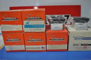 SIMSON-CROMTON-GENERAL ELECTRIC PANEL METERS LOT - Picture 1 of 7