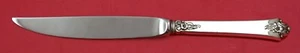 Castle Rose by Royal Crest Sterling Silver Steak Knife Not Serrated Custom 8" - Picture 1 of 3