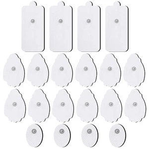 TENS/EMS Unit Replacement Pads NURSAL 20 Pack 3.5Mm Snap Electrode Patches for E - Picture 1 of 12