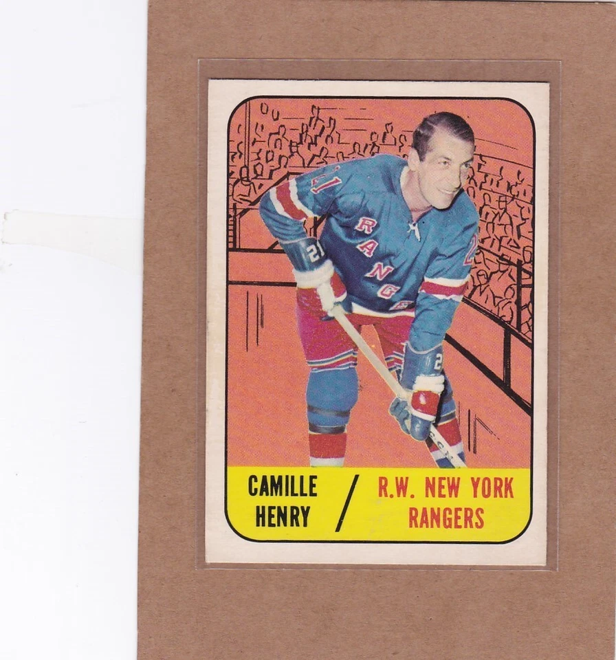 1967-68 TOPPS HOCKEY CAMILLE HENRY #26 RANGERS VGEX/EX *A34833 - Image 1 of 1
