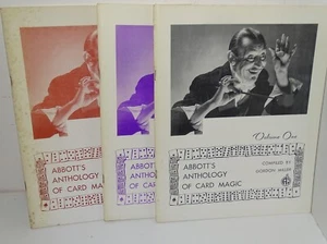 Anthology of Card Magic Vol 1,2,+3 Gordon Miller - Imagen 1 de 2