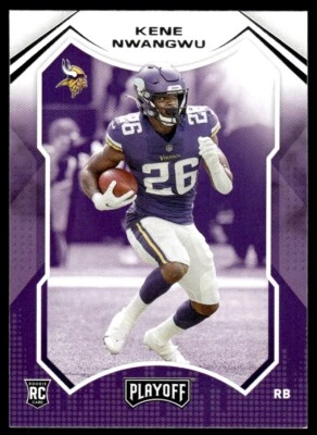 2021 Panini Playoff ROOKIE Kene Nwangwu Rookie Minnesota Vikings #232 R48 - Image 1 of 2