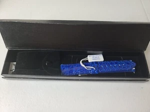 JRT Exotics Blue Crocodile Luxus Uhrenarmband Band 20 mm NOS - Bild 1 von 9