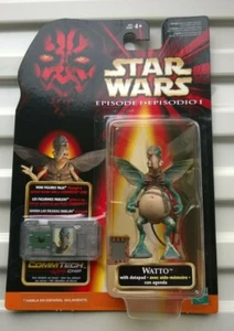 Star Wars Episode 1 The Phantom Menace Watto Figure & Commtalk Chip Carded - Picture 1 of 3