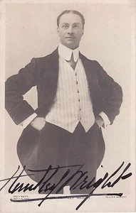 1910 REAL PHOTO POSTCARD SIGNED by HUNTLEY WRIGHT - ENGLISH STAGE & SCREEN ACTOR - Picture 1 of 1