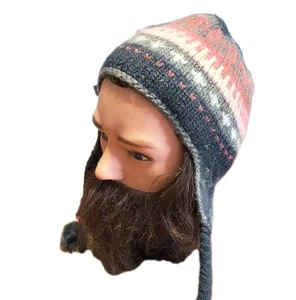 Sombrero Arc'Teryx Earflap Tejido Edición Limitada Raro 100% Lana Exterior Sombrero Gorra Gorro - Imagen 1 de 7