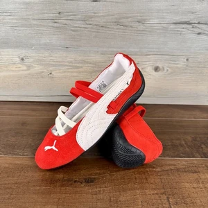 PUMA Speedcat Ballet SD Womens Size 7.5 For All Time Red White Black 401287 07 - Picture 1 of 9