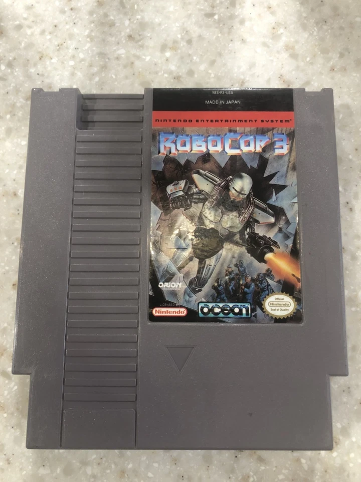 ROBO COP 3 ORIGINAL CLASSIC VIDEO GAME Nintendo System ROBOCOP CARTRIDGE NES HQ - Image 1 of 1