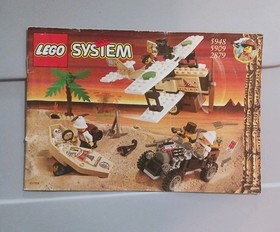 LEGO 5948 5909 2879 Adventurers: Desert Expedition - MANUAL ONLY See Pics