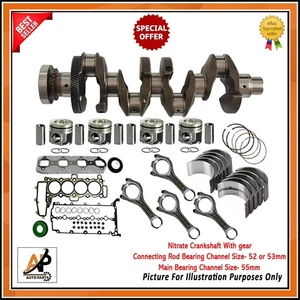FOR RANGE ROVER 2.0 DIESEL 204DTD NITRATE CRANKSHAFT & ENGINE REBUILD KIT NEW - Picture 1 of 10