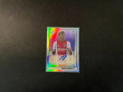 2020-21 Topps Merlin Chrome UEFA Autograph #BCA-DN David Neres - Image 1 of 2