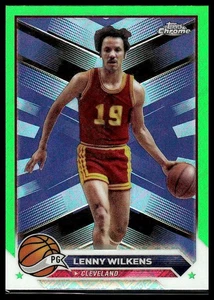 Lenny Wilkens 2023-24 Topps Cromo VARIANTE VERDE LOGO #25 - Imagen 1 de 2