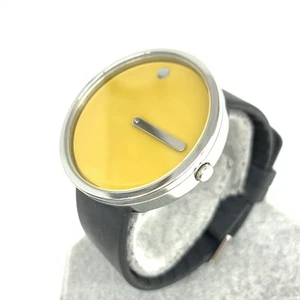 PICTO Watch Quartz Good Gray/Yellow Men's watch - Picture 1 of 10