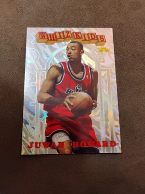 1995-96 Topps - Whiz Kids Juwan Howard #WK3 Rare Insert Card Washington Bullets  - Image 1 of 4