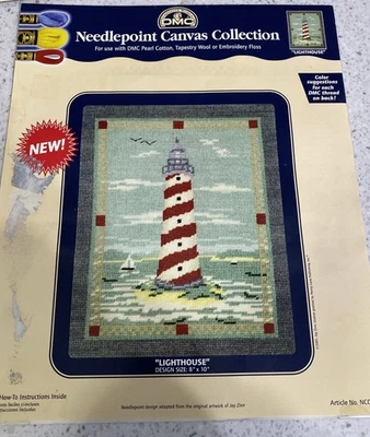 DMC Needlepoint Canvas Collection Lighthouse NC024 NEW - Image 1 of 4