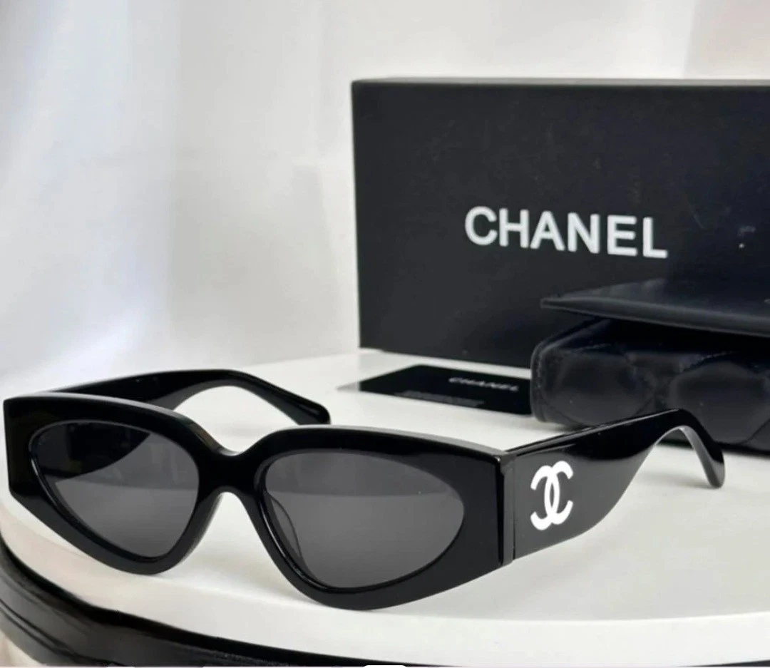 CHANEL Black Cat Eye Sunglasses for Women for sale | eBay