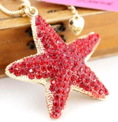 27 Betsey Johnson Cristal Estrella de Navidad 3D Oro Colgante Collar Bolsa de Regalo Gratis Foto 1 de 4