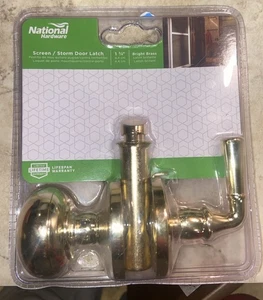 (1) - Druckguss Messing poliert abschließbar Bildschirm Sturm Türknauf Griff Riegel N100047 - Bild 1 von 4