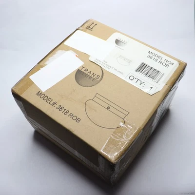 Trans Globe Tradicional Una Montaje a Llamas Exterior-Poste-Luces Bronce 8" TG3618 ROB Foto 1 de 4