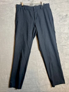 DKNY Dress Pants Mens Size 30x30 Tag  Dark Navy Grey Slacks Casual Adult - Picture 1 of 9