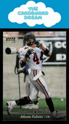 D.J. Johnson 1995 Upper Deck #182 Atlanta Falcons - Image 1 of 2