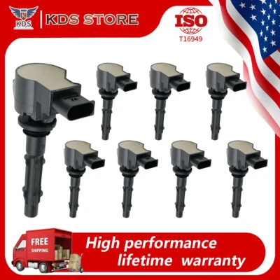 8X Performance Ignition Coil for Mercedes-Benz E550 G550 S550 4.7L 5.5L UF535 - Image 1 of 4