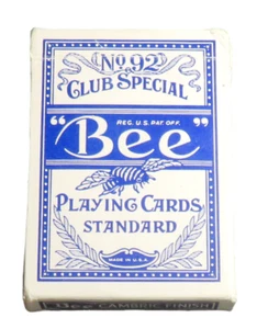 BEE Playing Cards Blue BEE No. 92 Club Special Back No. 67 - Picture 1 of 4