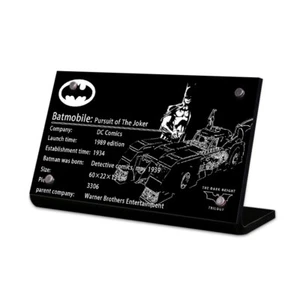Display Plaque stand for LEGO 76139, MP22 - Picture 1 of 3