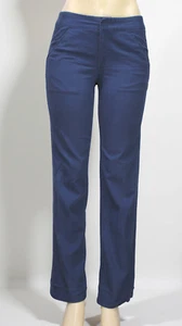 Izod Women's Pants Stretch Navy Size 4 - Picture 1 of 8