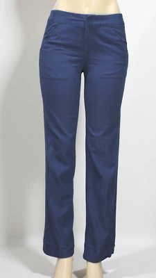 Izod Women's Pants Stretch Navy Size 4 - Image 1 of 4
