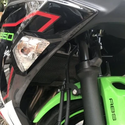 For 2017 - 2023 2024 Ninj 650 Radiator Grille Guard Cover Protector , Aluminum - Imagem 1 de 3