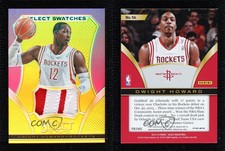 2013-14 Panini Select Select Swatches Gold Prizm /10 Dwight Howard #56